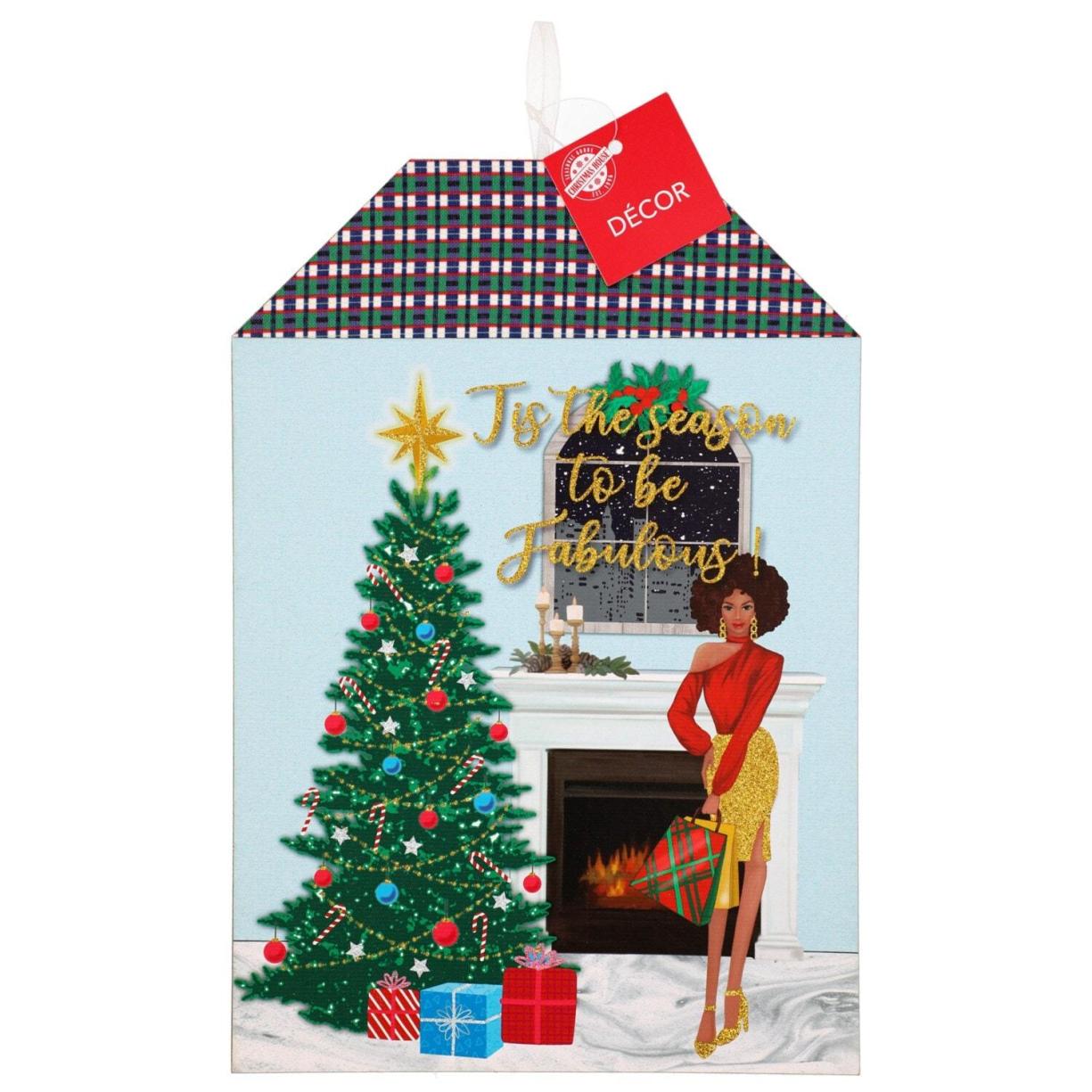 Christmas Decor | Holidays Christmas Gift Tag Decorative Wall Signs, 13.25X9-In.